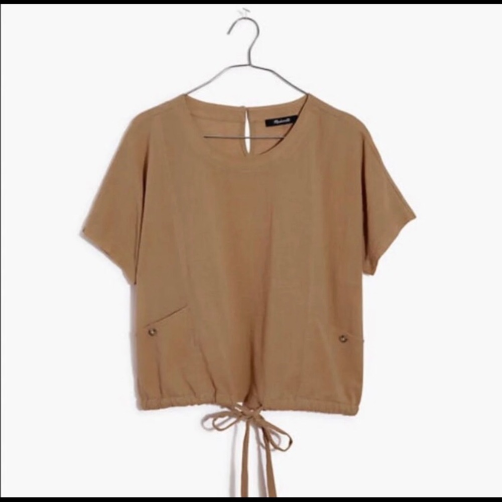 Madewell drawstring top